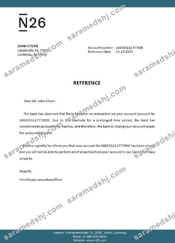 Germany_N26_closure reference